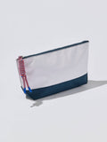 PORT WATER RESISTANT ZIP POUCH: WHITE