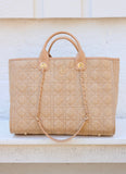 Melissa Tote Bag Natural Quilted LQ: Default