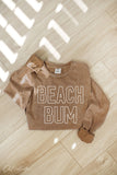 BEACH BUM Mineral Washed Long Sleeve Graphic: STORM / S