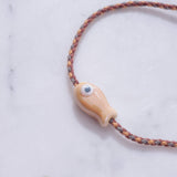 Sailor String Good Luck Fish Bracelet Trending : Pink Fish/Sherbet String