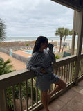 Billie Striped Loungewear Shorts: Small / Shorts