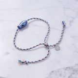 Sailor String Good Luck Fish Bracelet Trending : Navy Fish/Twilight String