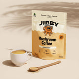 Jibby Mushroom Coffee - Collagen, Mushrooms, Superfoods: 10 Servings