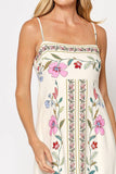 ILD5074 PRINTED MAXI DRESS: OFF WHITE-BLUE MULTI / MEDIUM