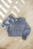 BEACH BUM Mineral Washed Long Sleeve Graphic: DENIM BLUE / XL
