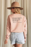 DEAR PERSON BEHIND ME Graphic Sweatshirt: VINTAGE WHITE LONG SLEEVE / XL