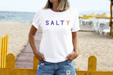 SALTY - GRAPHIC TEE : WHITE SS / XL