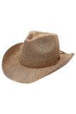 C.C Sequin Cowboy Hat: Pearl