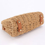 Straw Beach Bag with Bamboo Handle for Women_CWAB4694: Beige / (OS) 1