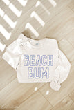 BEACH BUM Mineral Washed Long Sleeve Graphic: STORM / XL