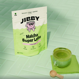 Jibby Matcha Super Latte - Collagen, Mushrooms, Superfoods: A Tad Sweet / 10 Servings
