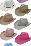 C.C Sequin Cowboy Hat: Gold