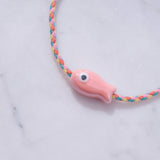 Sailor String Good Luck Fish Bracelet Trending : Blue Sky Fish/Ocean String