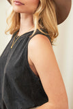 Basic Blank Mineral Graphic Tank Top: MINERAL BLACK / X-LARGE