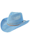 C.C Sequin Cowboy Hat: Pearl