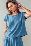 Calm Energy Linen Top : NATURAL / S-2/M-2/L-2