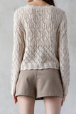JP6911-BEIGE MINI SKORT: BEIGE / S