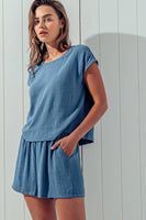 Calm Energy Linen Top : NATURAL / S-2/M-2/L-2