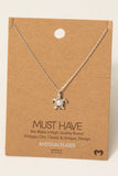 Gold Dipped Pearl Turtle Pendant Necklace: G