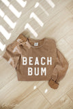 BEACH BUM Mineral Washed Long Sleeve Graphic  : CREAM / M