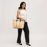 Jaxon Tote: Natural White