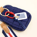 American Flag Bag Charm