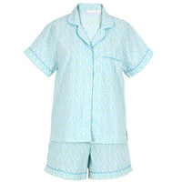 Fairfield Short Sleeve Shorty Pajamas: L