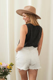 Basic Blank Mineral Graphic Tank Top: MINERAL BLACK / SMALL