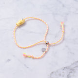 Sailor String Good Luck Fish Bracelet Trending : Pink Fish/Sherbet String