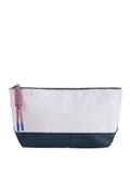 PORT WATER RESISTANT ZIP POUCH: WHITE