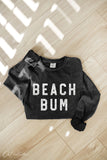BEACH BUM Mineral Washed Long Sleeve Graphic  : CREAM / M