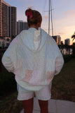 Quilted Pastel Shorts: Pastel / Large