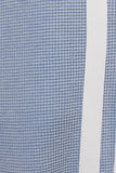 MID RISE THERMAL STRIPE PANTS: DUSTY BLUE / M