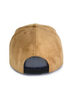 FAUX SUEDE 5 PANEL WITH BRAIDED ROPE Cap: Beige