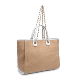 Jaxon Tote: Natural White