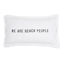 Face To Face Rectangle Sofa Pillow - We Are Beach People