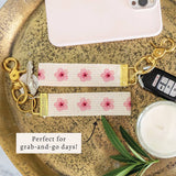 Flowers Keychain | Floral Keychain | Bag Charm