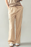 Woven Hemp Cargo Pants : TAUPE / S-2/M-2/L-2