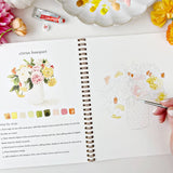 Bouquets watercolor workbook