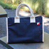 Eco Friendly Village Canvas Tote Customizable: Natural