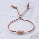 Sailor String Good Luck Fish Bracelet Trending : Pink Fish/Sherbet String