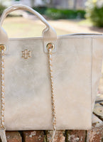 Melissa Tote Bag SHIMMER CHAMPAGNE: Default