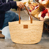 Jute Seagrass Island Beach Tote