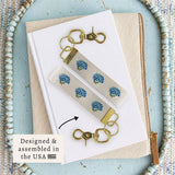 Blooming Hydrangea Keychain