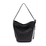 Jessica - Straw Tote: Natural