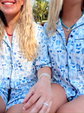 Blue Americana - Short Sleeve Pajama Set: Large