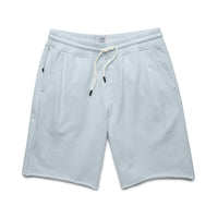 GOODS Sailor drawstring raw hem French Terry short: Baby blue / Xlarge