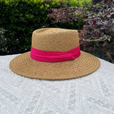 BEACH VACATION SUN FEDORA STRAW HATS FOR WOMEN_CWAH1151: KHAKIBEIGE / (OS) 1