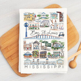 Tea Towels - All Cities: Bay St. Louis MS