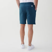 GOODS Sailor drawstring raw hem French Terry short: Baby blue / Large